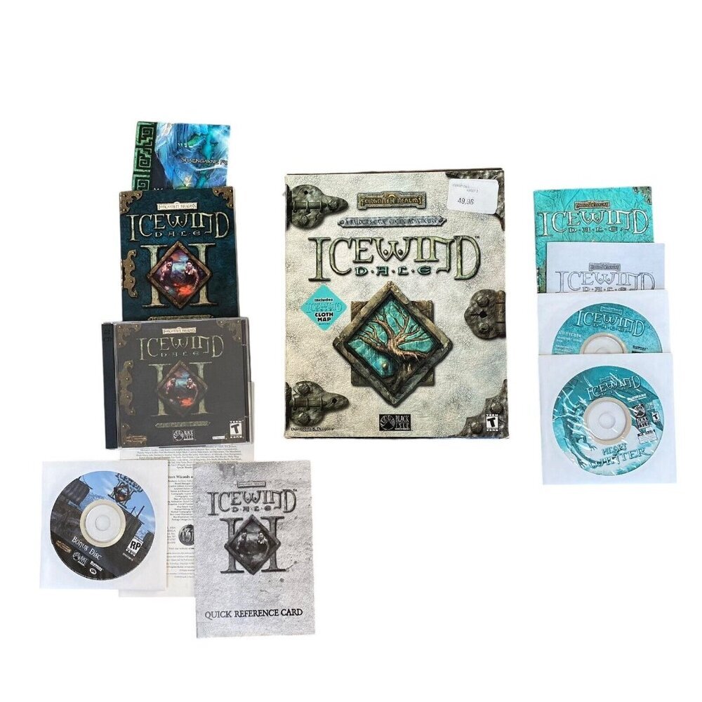 Baldurs Gate Icewind  Dale Lot Of 3 Games PC Forgotten Realms Black Isle